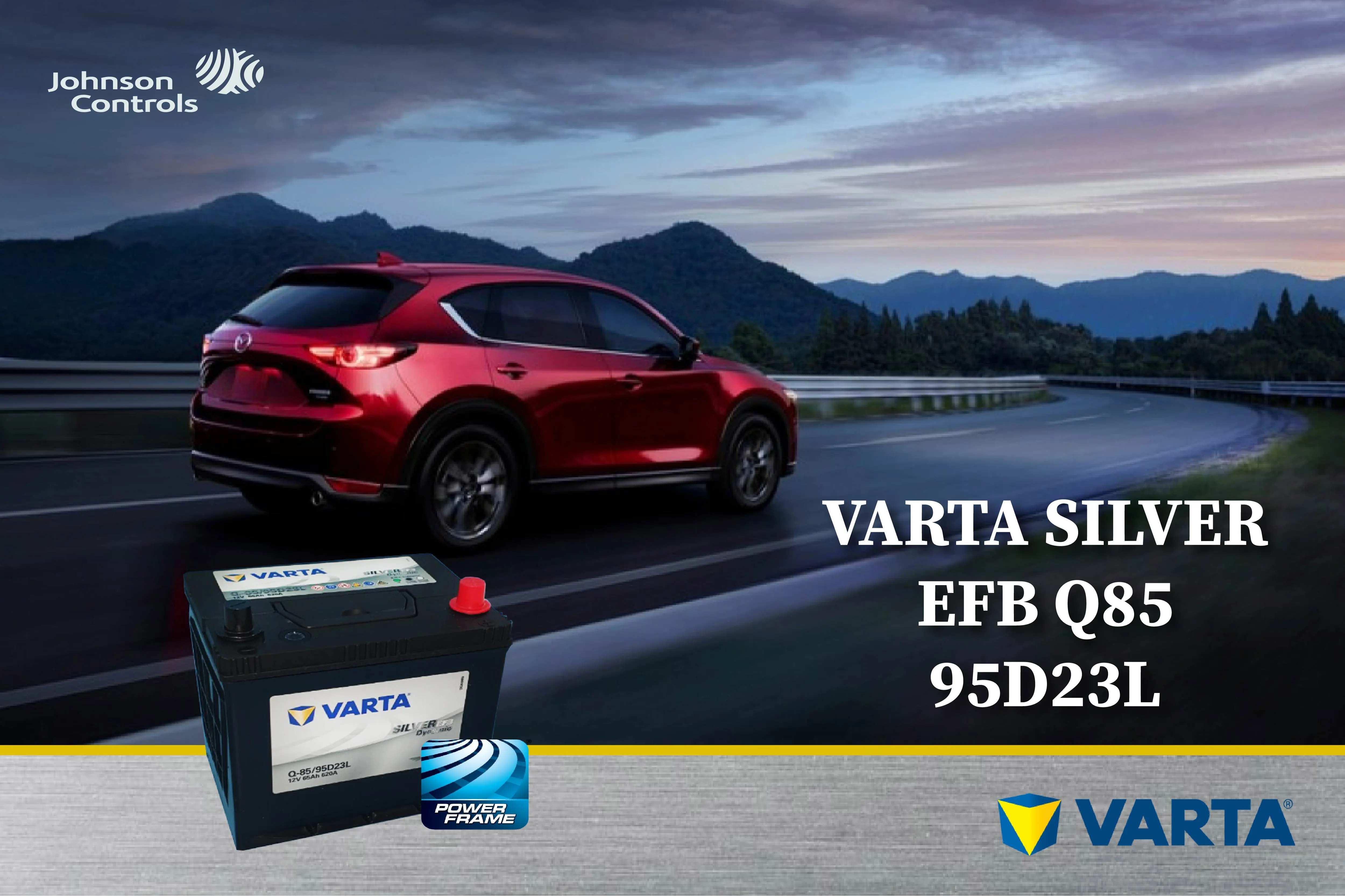 Ắc quy Varta Q85/95D23L chuyên dụng cho Mazda